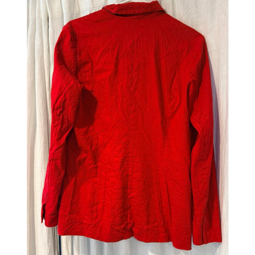 Women's Leith Red Double-Breasted Blazer M - Picture 4 of 6